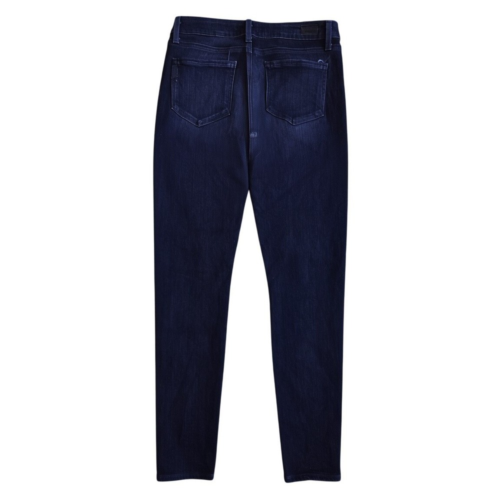 PAIGE Verdugo Ultra Skinny High Rise Jeans Dark Indigo Blue Size 28 - Picture 3 of 4